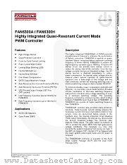 FAN6300A datasheet pdf Fairchild Semiconductor