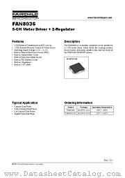 FAN8036 datasheet pdf Fairchild Semiconductor