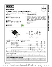FDD3510H datasheet pdf Fairchild Semiconductor