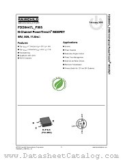 FDD8447L_F085 datasheet pdf Fairchild Semiconductor
