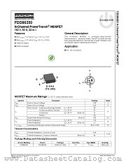 FDD86250 datasheet pdf Fairchild Semiconductor