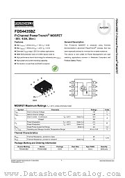 FDS4435BZ datasheet pdf Fairchild Semiconductor