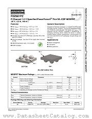 FDZ661PZ datasheet pdf Fairchild Semiconductor