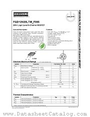 FQD12N20LT_F085 datasheet pdf Fairchild Semiconductor