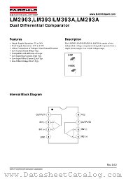LM293A datasheet pdf Fairchild Semiconductor