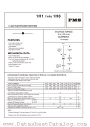 1H8 datasheet pdf Formosa MS