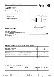 ASD751V datasheet pdf Formosa MS
