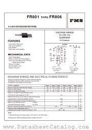 FR804 datasheet pdf Formosa MS