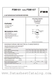 FSM102 datasheet pdf Formosa MS