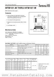 HFM102-M datasheet pdf Formosa MS