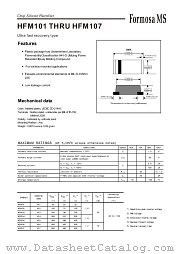 HFM106 datasheet pdf Formosa MS