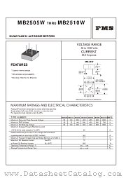 MB258W datasheet pdf Formosa MS