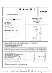 SF27 datasheet pdf Formosa MS