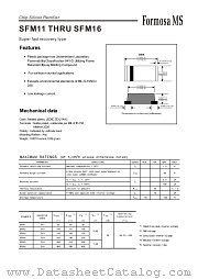 SFM11 datasheet pdf Formosa MS