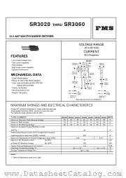 SR3060 datasheet pdf Formosa MS