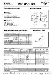 1MB05D-120 datasheet pdf Fuji Electric