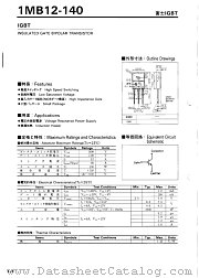 1MB12-140 datasheet pdf Fuji Electric