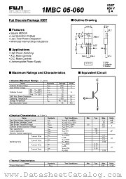 1MBC05-060 datasheet pdf Fuji Electric