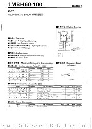 1MBH60-100 datasheet pdf Fuji Electric