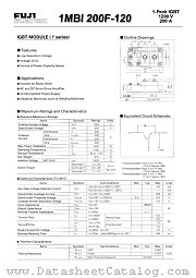 1MBI200F-120 datasheet pdf Fuji Electric