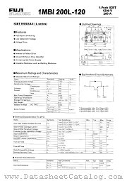 1MBI200L-120 datasheet pdf Fuji Electric