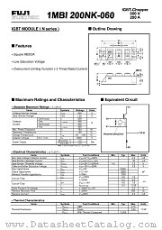 1MBI200NK-060 datasheet pdf Fuji Electric