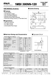 1MBI300NN-120 datasheet pdf Fuji Electric
