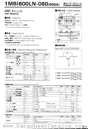 1MBI600LN-060 datasheet pdf Fuji Electric
