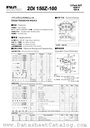 2DI150Z-100 datasheet pdf Fuji Electric