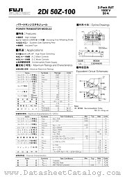 2DI50Z-100 datasheet pdf Fuji Electric
