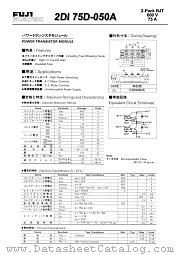 2DI75D-050A datasheet pdf Fuji Electric