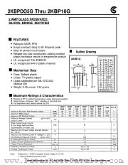 2KBPOO5G datasheet pdf Fuji Electric