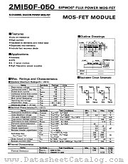 2M150F-050 datasheet pdf Fuji Electric