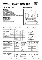 2MBI100NE-120 datasheet pdf Fuji Electric