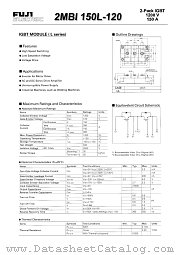 2MBI150L-120 datasheet pdf Fuji Electric