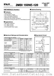 2MBI150NE-120 datasheet pdf Fuji Electric