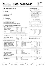2MBI300LB-060 datasheet pdf Fuji Electric