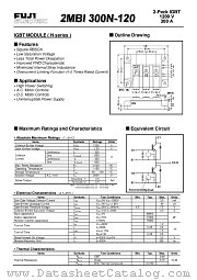 2MBI300N-120 datasheet pdf Fuji Electric