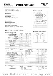 2MBI50F-060 datasheet pdf Fuji Electric