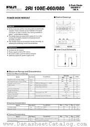 2RI100E-080 datasheet pdf Fuji Electric