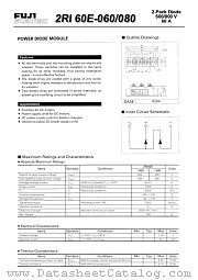 2RI60E-080 datasheet pdf Fuji Electric