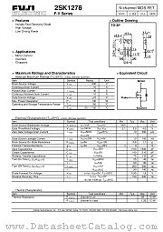 2SK1278 datasheet pdf Fuji Electric