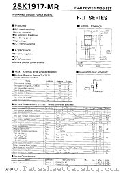 2SK1917 datasheet pdf Fuji Electric