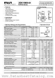 2SK1969-01 datasheet pdf Fuji Electric