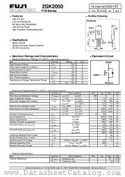 2SK2050 datasheet pdf Fuji Electric