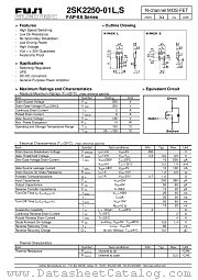 2SK2250-01S datasheet pdf Fuji Electric