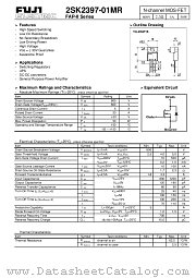 2SK2397-01MR datasheet pdf Fuji Electric