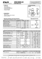 2SK2690 datasheet pdf Fuji Electric