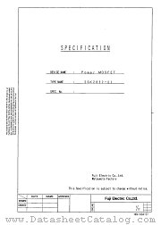 2SK2832-01 datasheet pdf Fuji Electric