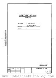 2SK2891-01 datasheet pdf Fuji Electric